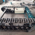 2 ton rubber steel system robot chassis crawler  1 ton undercarriage for agriculture dumper with RC remote control